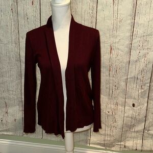 Joan Vass maroon sweater